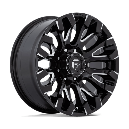 Fuel 1Pc D828 Quake 20X9 +1 Gloss Black Milled