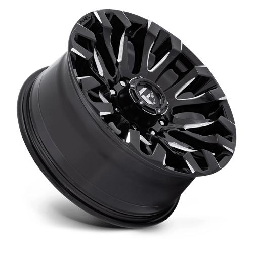 Fuel 1Pc D828 Quake 20X9 +1 Gloss Black Milled