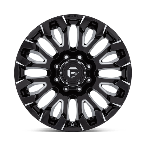 Fuel 1Pc D828 Quake 20X9 +1 Gloss Black Milled