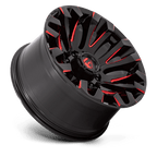 Fuel 1Pc D829 Quake 20X10 -18 Gloss Black Milled Red Tint