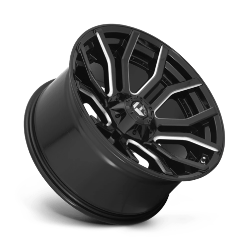 Fuel 1Pc D711 Rage 20X10 -18 Gloss Black Milled