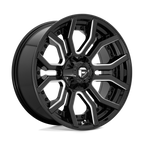Fuel 1Pc D711 Rage 22X10 -18 Gloss Black Milled