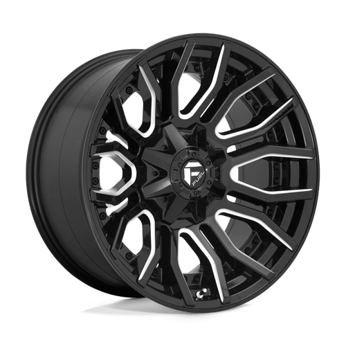 Fuel 1Pc D711 Rage 20X10 -18 Gloss Black Milled