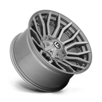 Fuel 1Pc D713 Rage Platinum 20X10 -18 Brushed Gun Metal Tinted Clear
