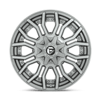 Fuel 1Pc D713 Rage Platinum 20X9 +1 Brushed Gun Metal Tinted Clear