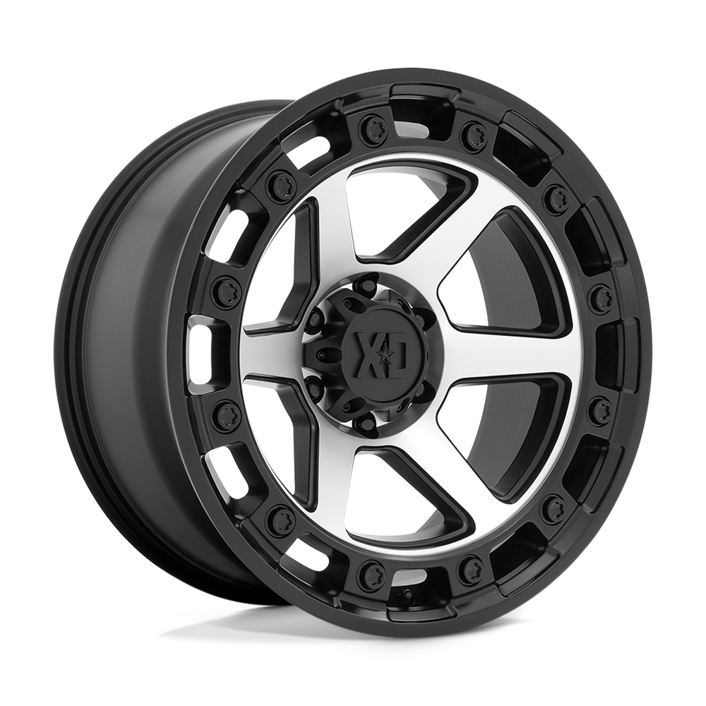 Xd Xd862 Raid 17X9 +0 Satin Black Machined