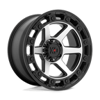 Xd Xd862 Raid 17X9 +0 Satin Black Machined