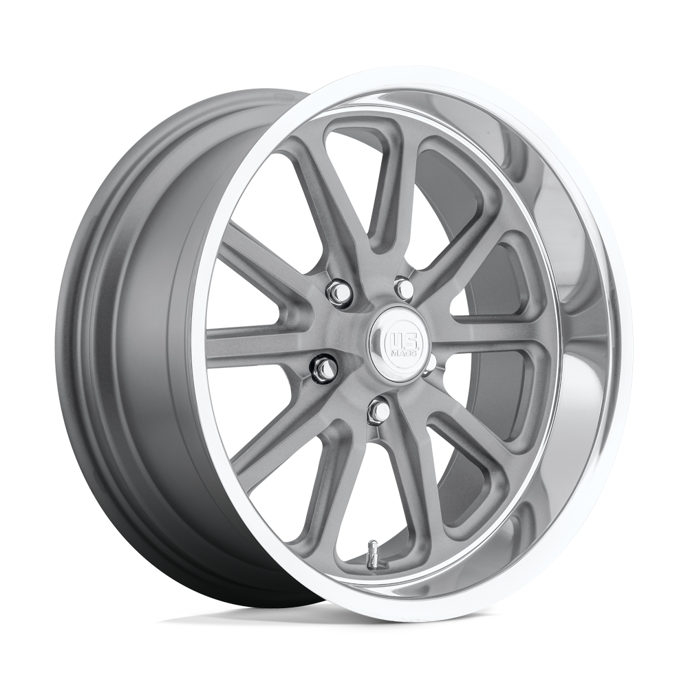Us Mag 1Pc U720 Torque 18X7 +1 Matte Gun Metal Machined