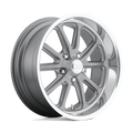 Us Mag 1Pc U720 Torque 18X16 -152 Matte Gun Metal Machined