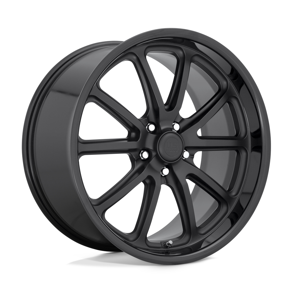 Us Mag 1Pc U123 Rambler 18X8 +1 Gloss Black Matte Black