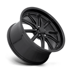 Us Mag 1Pc U123 Rambler 22X11 +18 Gloss Black Matte Black