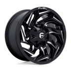 Fuel 1Pc D753 Reaction 22X12 -44 Gloss Black Milled