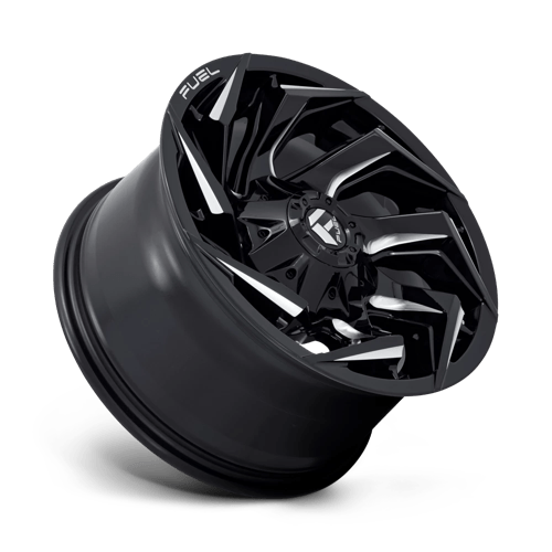 Fuel 1Pc D753 Reaction 20X9 +1 Gloss Black Milled