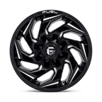 Fuel 1Pc D753 Reaction 22X10 -18 Gloss Black Milled