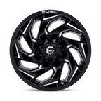 Fuel 1Pc D753 Reaction 20X9 +1 Gloss Black Milled