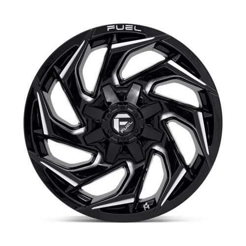 Fuel 1Pc D753 Reaction 18X9 +1 Gloss Black Milled