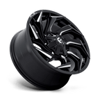 Fuel 1Pc D753 Reaction 20X9 +20 Gloss Black Milled