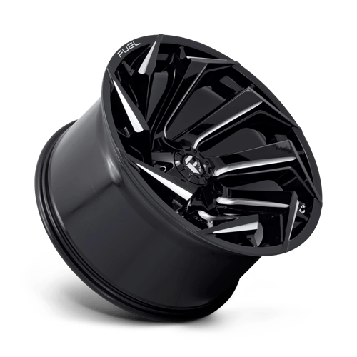 Fuel 1Pc D753 Reaction 22X12 -44 Gloss Black Milled