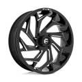 Fuel Utv D753 Reaction Utv 22X7 +13 Gloss Black Milled