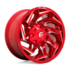 Fuel 1Pc D754 Reaction 20X9 +20 Candy Red Milled