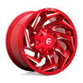 Fuel 1Pc D754 Reaction 15X8 -18 Candy Red Milled