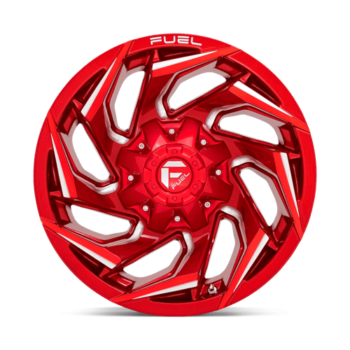 Fuel 1Pc D754 Reaction 22X10 -18 Candy Red Milled