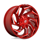 Fuel 1Pc D754 Reaction 20X9 +20 Candy Red Milled
