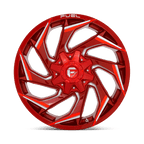 Fuel 1Pc D754 Reaction 20X9 +20 Candy Red Milled