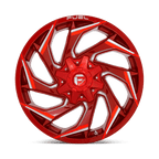 Fuel 1Pc D754 Reaction 20X9 +20 Candy Red Milled