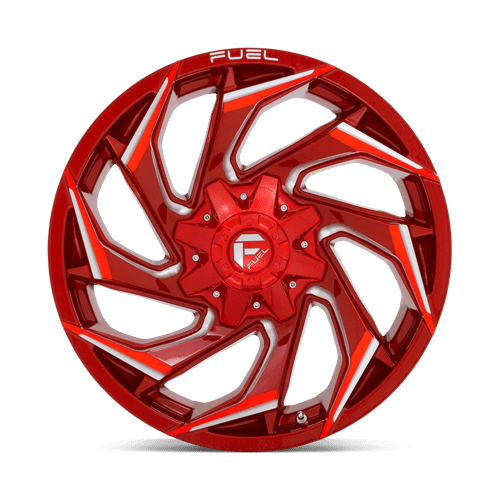 Fuel 1Pc D754 Reaction 20X9 +20 Candy Red Milled