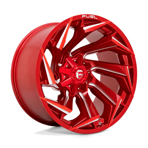 Fuel 1Pc D754 Reaction 22X12 -44 Candy Red Milled