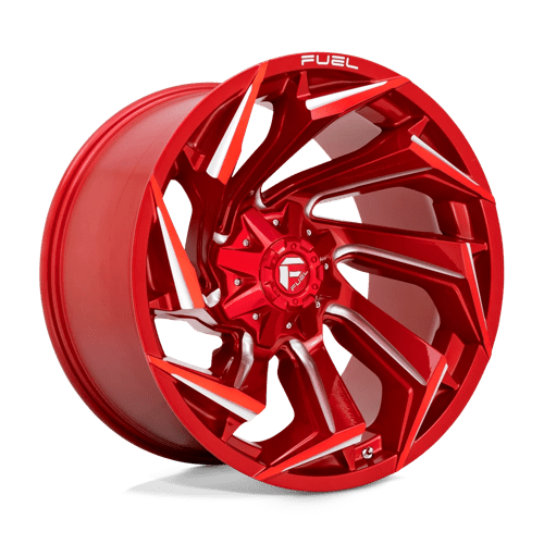 Fuel 1Pc D754 Reaction 22X12 -44 Candy Red Milled