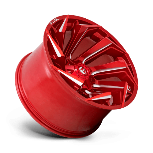 Fuel 1Pc D754 Reaction 22X12 -44 Candy Red Milled