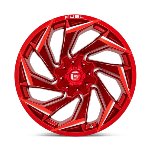 Fuel 1Pc D754 Reaction 22X12 -44 Candy Red Milled