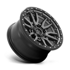 Fuel 1Pc D680 Rebel 20X10 -18 Matte Gunmetal Black Bead Ring