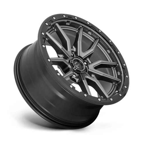 Fuel 1Pc D680 Rebel 20X9 +1 Matte Gunmetal Black Bead Ring