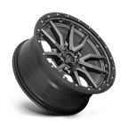 Fuel 1Pc D680 Rebel 20X9 +1 Matte Gunmetal Black Bead Ring