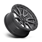 Fuel 1Pc D680 Rebel 20X9 +1 Matte Gunmetal Black Bead Ring