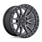 Fuel 1Pc D680 Rebel 20X9 +20 Matte Gunmetal Black Bead Ring