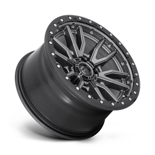 Fuel 1Pc D680 Rebel 18X9 +20 Matte Gunmetal Black Bead Ring