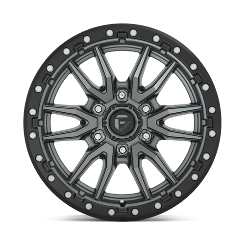 Fuel 1Pc D680 Rebel 20X9 +20 Matte Gunmetal Black Bead Ring