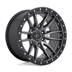 Fuel 1Pc D680 Rebel 20X10 -18 Matte Gunmetal Black Bead Ring