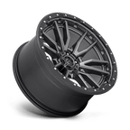 Fuel 1Pc D680 Rebel 20X10 -18 Matte Gunmetal Black Bead Ring