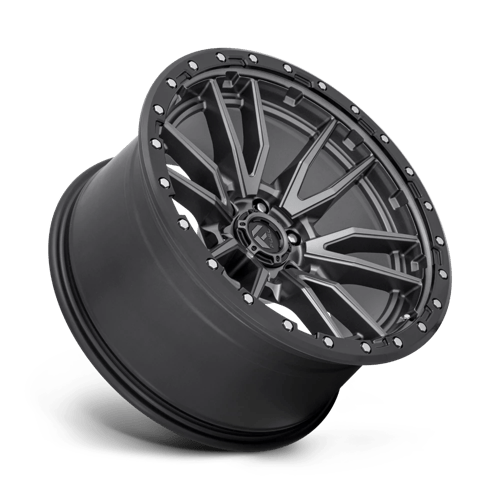 Fuel 1Pc D680 Rebel 20X10 -18 Matte Gunmetal Black Bead Ring