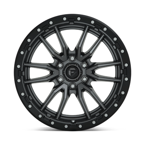 Fuel 1Pc D680 Rebel 20X10 -18 Matte Gunmetal Black Bead Ring