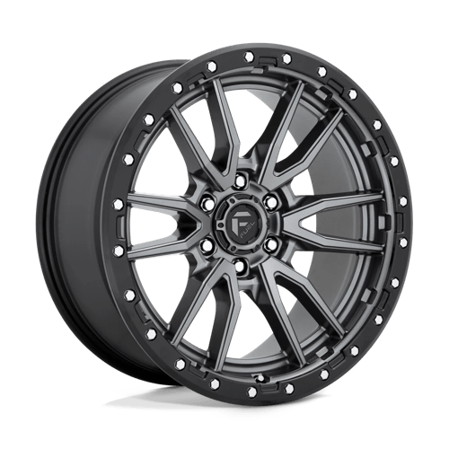 Fuel 1Pc D680 Rebel 20X9 +20 Matte Gunmetal Black Bead Ring