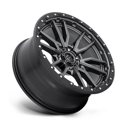 Fuel 1Pc D680 Rebel 20X9 +20 Matte Gunmetal Black Bead Ring