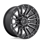 Fuel 1Pc D680 Rebel 20X10 -18 Matte Gunmetal Black Bead Ring