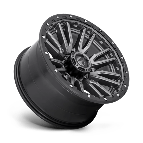 Fuel 1Pc D680 Rebel 20X10 -18 Matte Gunmetal Black Bead Ring