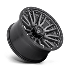 Fuel 1Pc D680 Rebel 20X10 -18 Matte Gunmetal Black Bead Ring